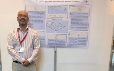 Olivier Rérat présente un poster lors du « 11th International Biennial Conference of EARLI SIG 16 »